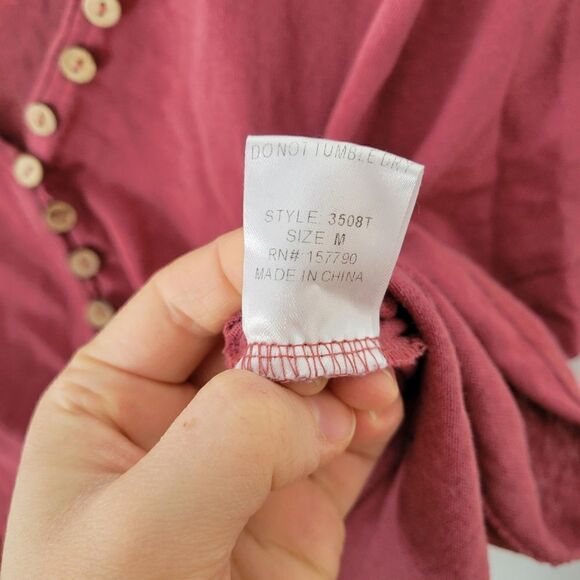 Pinch Mauve Cotton Blend Cropped Tee Medium - Picture 2 of 7